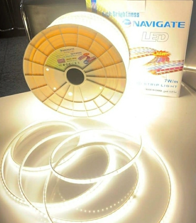 ریسه شلنگی ۱۲۰لامپ وایرلس پشت چسب دار